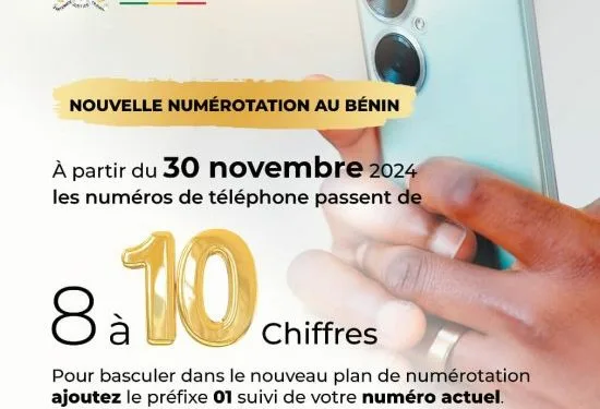 Nouvelle numérotation au Bénin dès le 30 novembre : Voici comment procéder pour basculer ses contacts